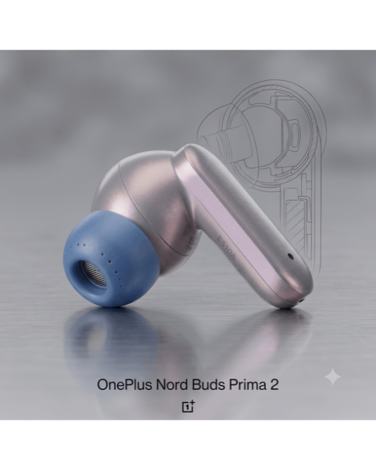 OnePlus Nord Buds Prima 2 True Wireless Earphones (Grey)
